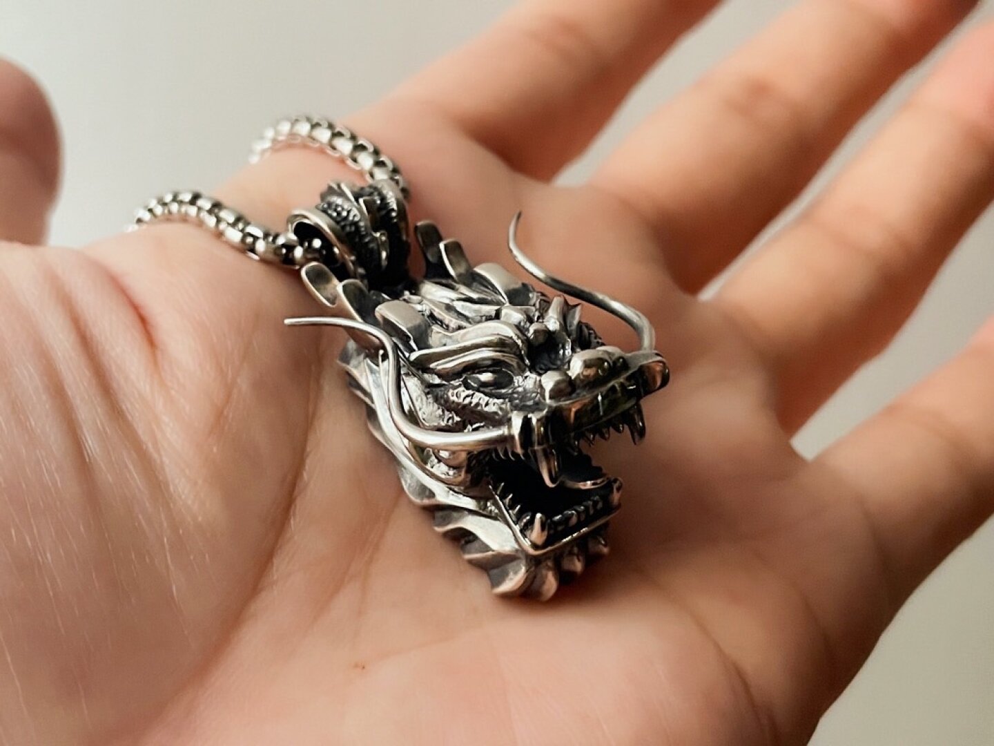 龍吟/手作銀飾/925銀/吊墜| 龍銀金工設計工作室