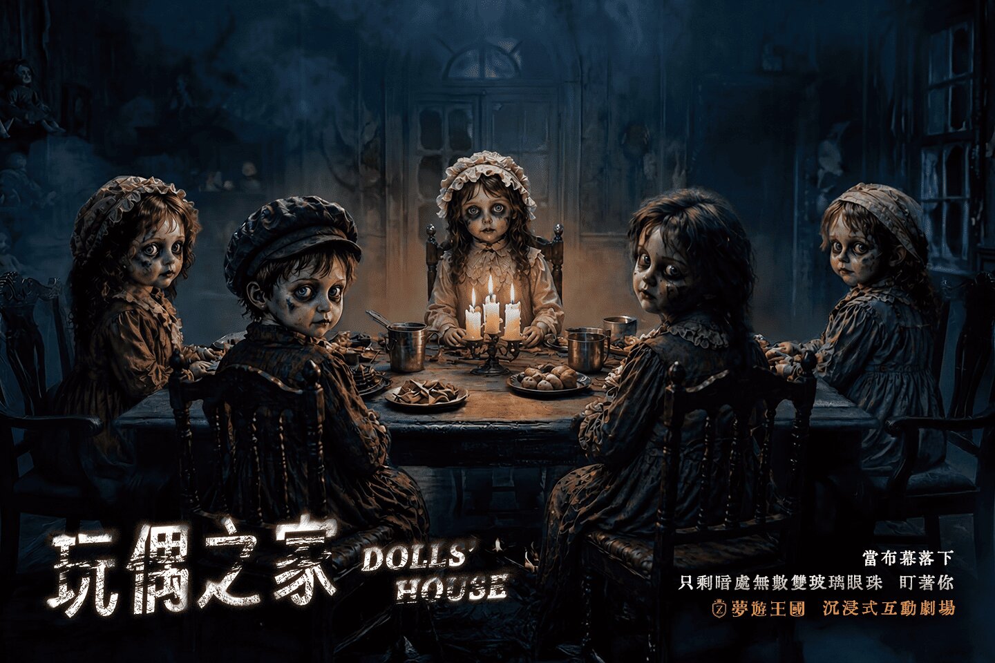 【玩偶之家】沉浸式恐怖劇場無雷心得|夢遊王國新作6-8人,全程無解謎! 14 玩偶之家