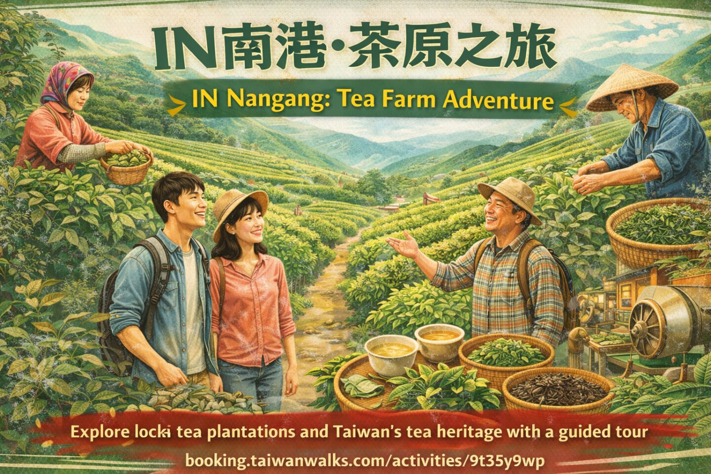 IN南港·茶原之旅 | TaiwanWalks 台灣走讀